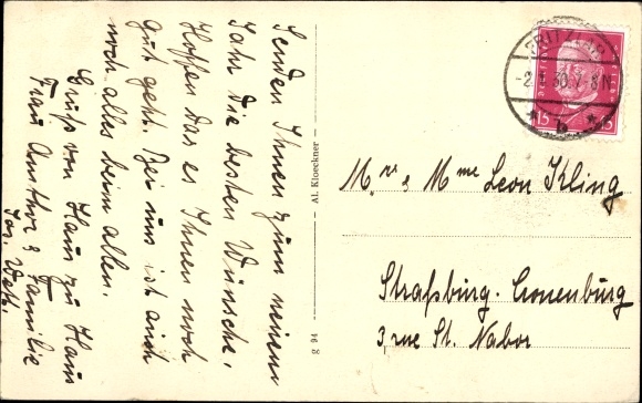 Postcard Fritzlar in Hesse, panoramic view of the city
