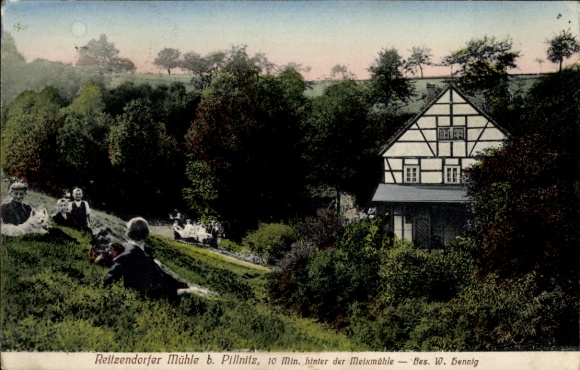 Ak Dresden Pillnitz, Reitzendorfer Molen