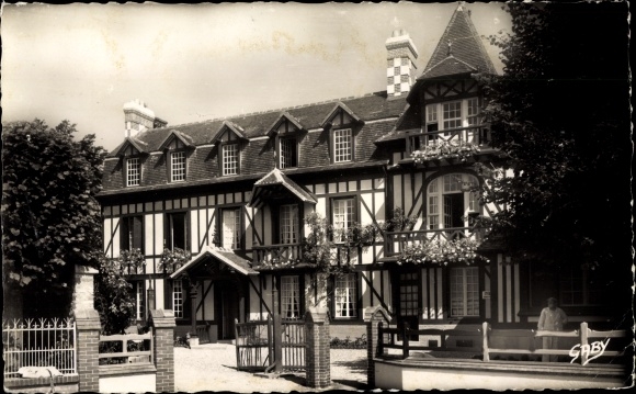 Postcard Beuzeville Eure, Norman Chalet