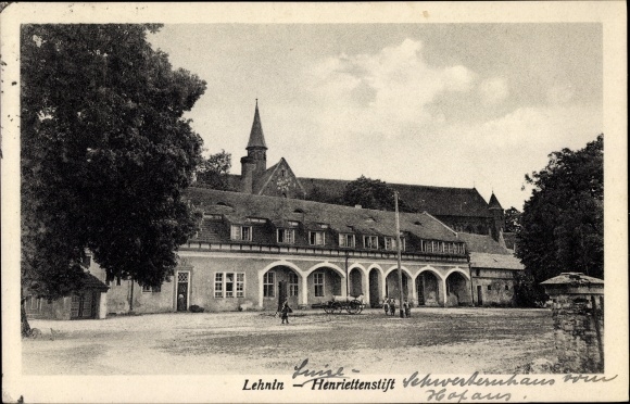 Postcard Kloster Lehnin in Brandenburg, Henriettenstift