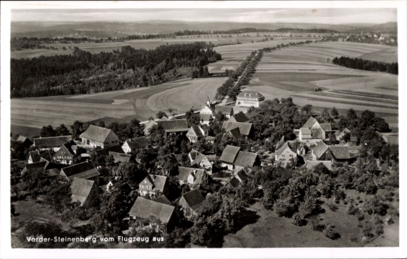 Ak Steinenberg Rudersberg in Württemberg, Fliegeraufnahme