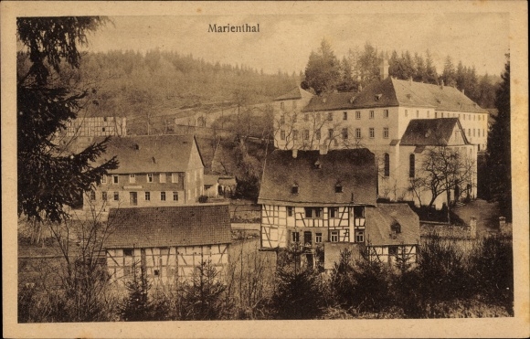 PC Marienthal Seelbach near Hamm Sieg, partial view of the place