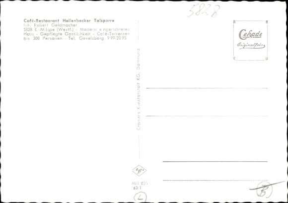 PC Milspe Ennepetal North Rhine-Westphalia, Haus Heilenbecker, owner Robert Geldmacher