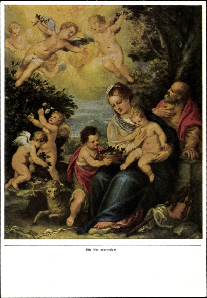 Collective picture The painting of the baroque, Hans Rottenhammer, rest on the run