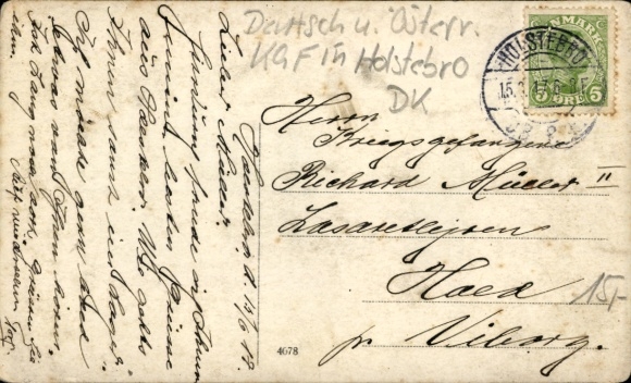 foto Holstebro Denemarken, Duitse en Oostenrijkse oorlogsvluchtelingen