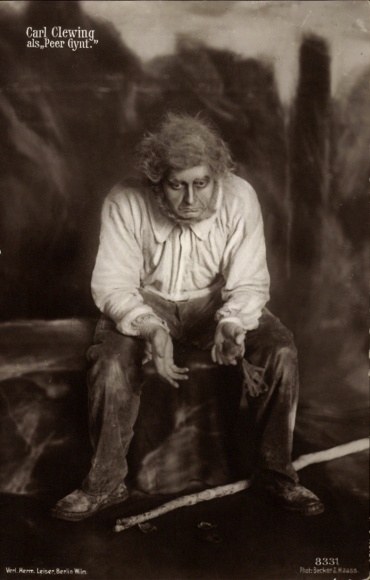 Ak Schauspieler Carl Clewing, als Peer Gynt