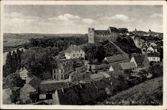 Ak Wettin Löbejün im Saalekreis, Burg Wettin