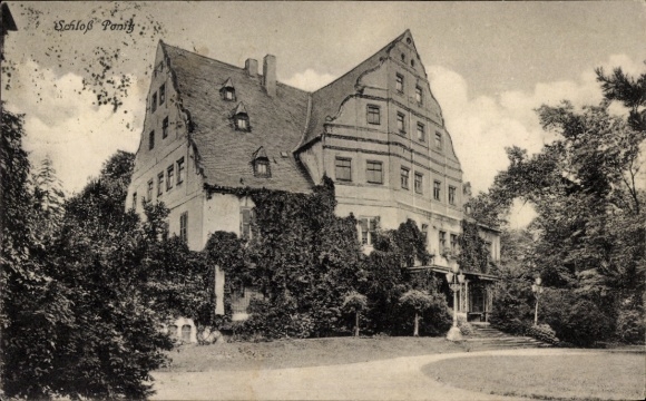 Postcard Ponitz in Thuringia, Castle
