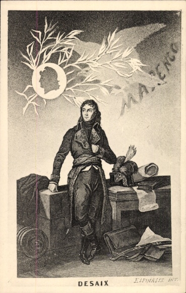 Artist Postcard Desaix, Marengo