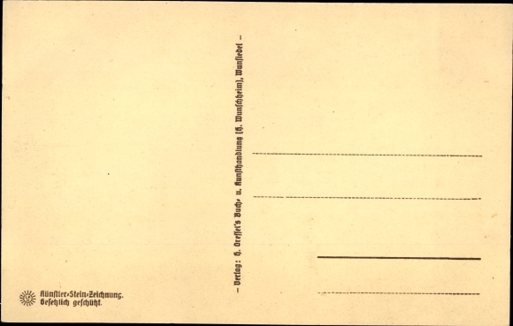 Lithography Postcard Wunsiedel in the Fichtelgebirge Oberfranken, Koppententor