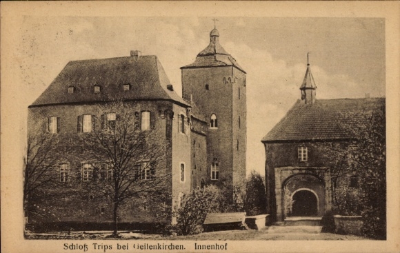 KP Geilenkirchen Nadrenia Północna-Westfalia, zamek Trips, dziedziniec