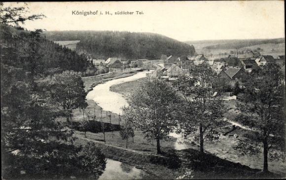 Postcard Königshof Elbingerode Oberharz am Brocken, general view