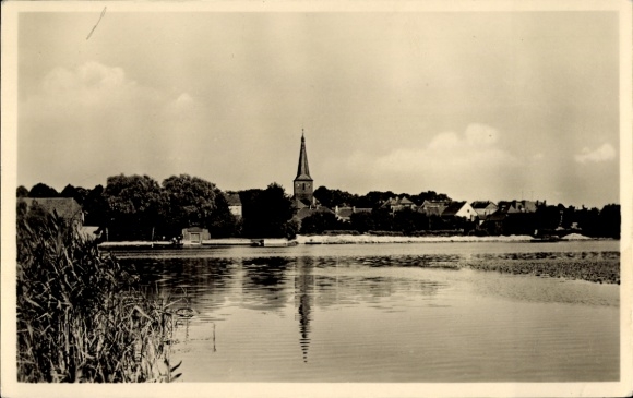 Postcard Ketzin in Havelland, town view