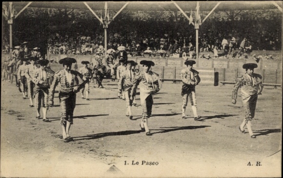 Ak Stierkampf, Le Paseo