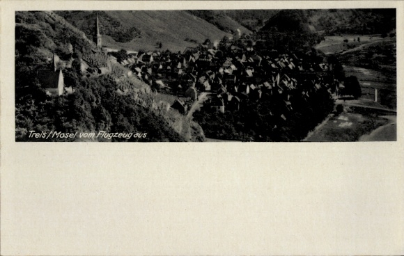 Ak Treis Karden an der Mosel, Fliegeraufnahme