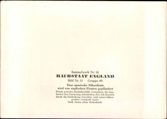 Collection picture robber state England, The Spanish silver fleet is plundered by English pirates