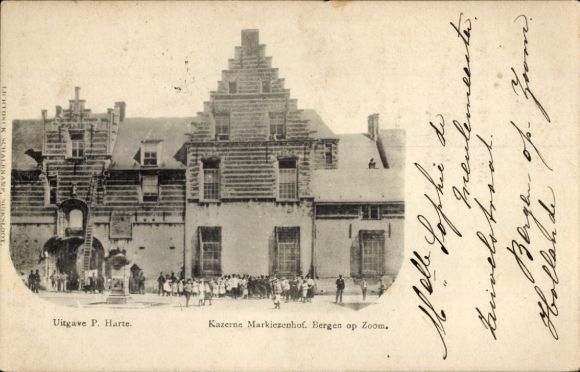 Postcard Bergen op Zoom North Brabant Netherlands, Barracks Markiezenhof