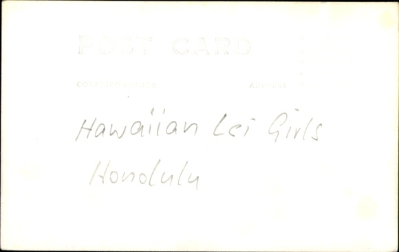Ak Honolulu Hawaï VS, Hawaiiaanse Lei Girls