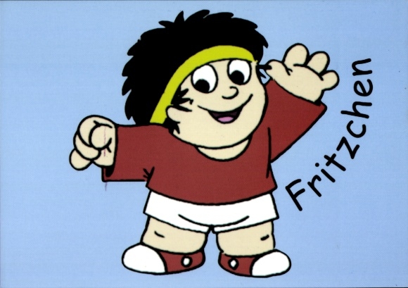 Postcard Mainzelmännchen, Fritzchen