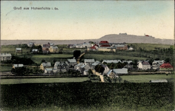 Ak Hohenfichte Leubsdorf in Sachsen, Gesamtansicht