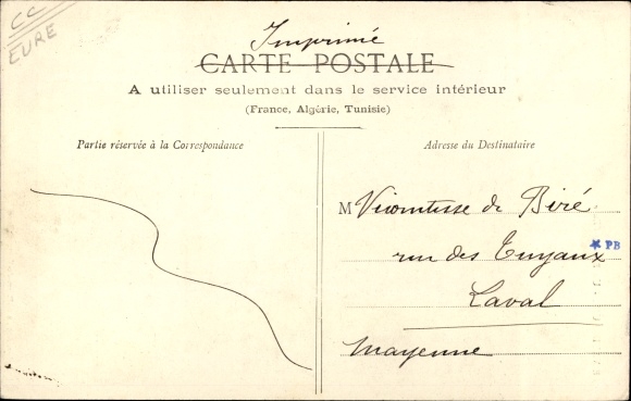 Postcard Le Vaudreuil Eure, An Arm of the Eure