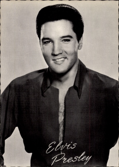KP aktor i piosenkarz Elvis Presley, portret