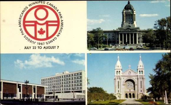 KP Winnipeg Manitoba Kanada, Igrzyska Panamerykańskie 1967, Kościół, Pałac