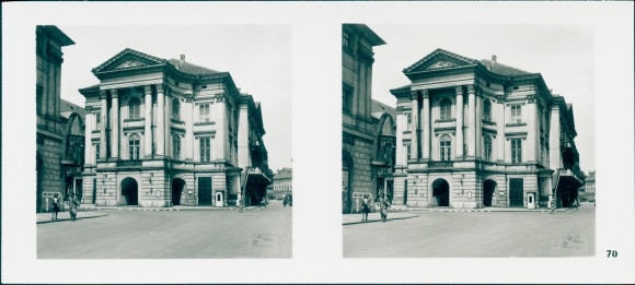Zdjęcie stereo Praha Praga, Stare Miasto, Teatr Estates