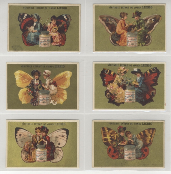 Liebig Pictures Series A 73 Butterflies I 1883