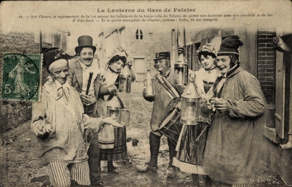 Postcard Falaise Calvados, La Lanterne du Gars