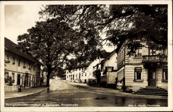 Postcard Nonnenbach Hemigkofen Kressbronn am Bodensee, Main Street