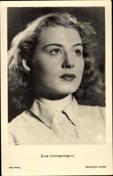 Ak actrice Eva Immersmann, portret