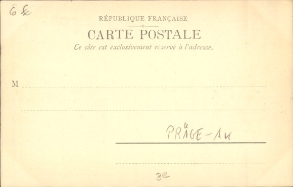 Ansichtkaart in reliëf Parijs III, Place de la République
