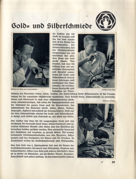 The craft, Leipzig issue, collective picture album DAF German Labor Front German Sports Aid, Berl