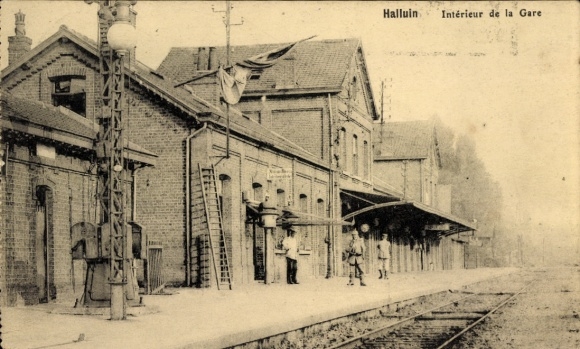 PC Halluin Nord, Interior de la Gare, train station, track side, German military