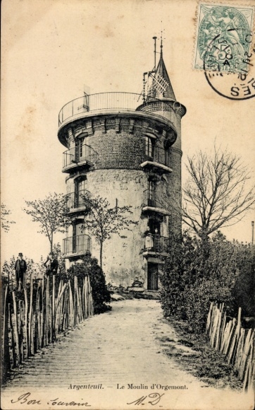 Ak Argenteuil Val d´Oise, Le Moulin d'Orgemont