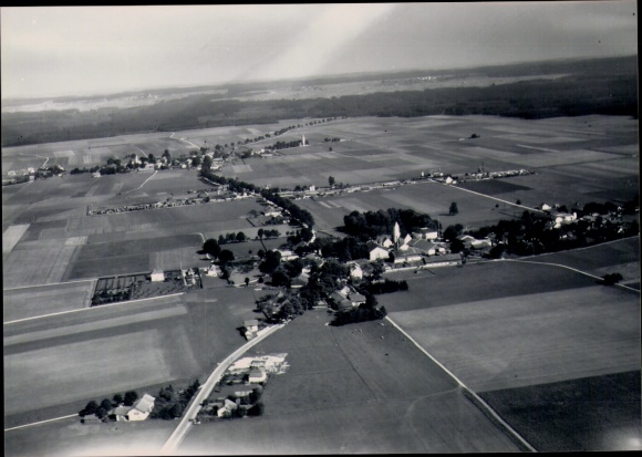 Foto Höhenkirchen Siegertsbrunn in Oberbayern, Fliegeraufnahme