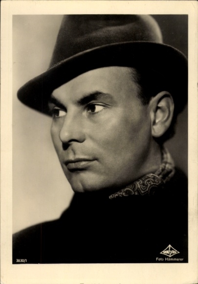 Ak Schauspieler Fred Liewehr, Portrait, Hut, Wien Film 3830/1, Autogramm