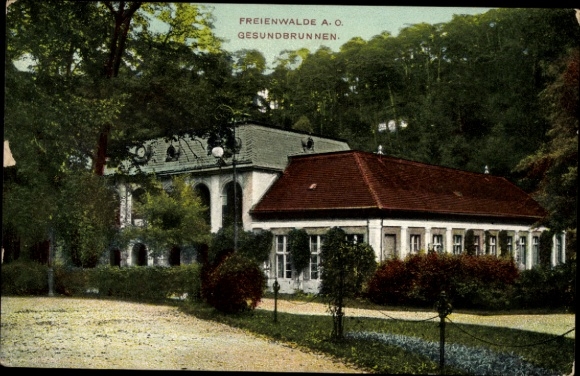 Postcard Bad Freienwalde an der Oder, Gesundbrunnen