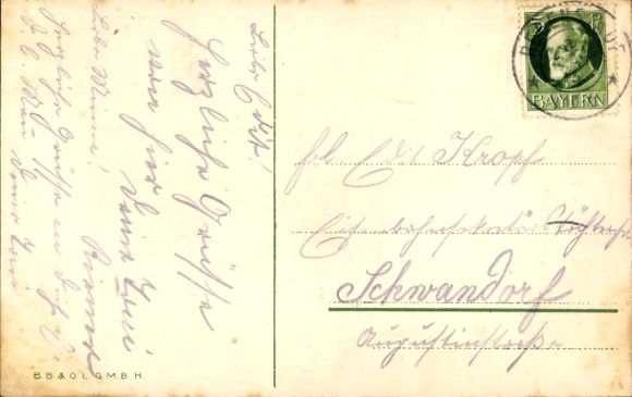Postcard Marienthal Regenstauf Oberpfalz, Veste Stockenfels