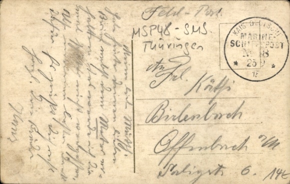 Artist Postcard Schwormstädt, Wilhelmshaven, launch of the cruiser SMS Hindenburg, Imperial Navy