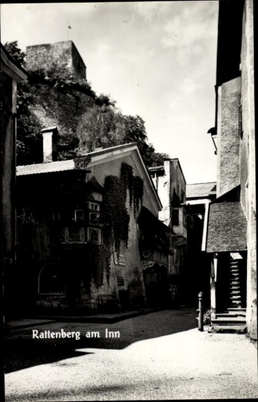 Ak Rattenberg am Inn Tirol,  Schwarz-Weiß-Fotografie, Stadtansicht, keine Personen, keine Hakenkr