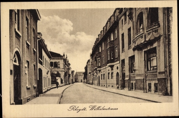 Postcard Rheydt Mönchengladbach on the Lower Rhine, Wilhelmstrasse