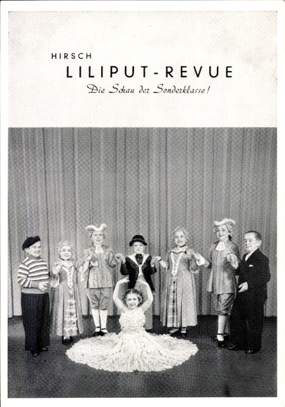 Ak Hirsch Liliput Revue, Die Schau der Sonderklasse