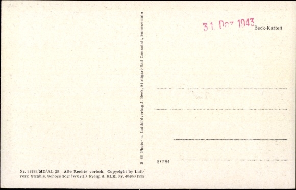 Postcard Freyung in the Bavarian Forest, aerial photograph