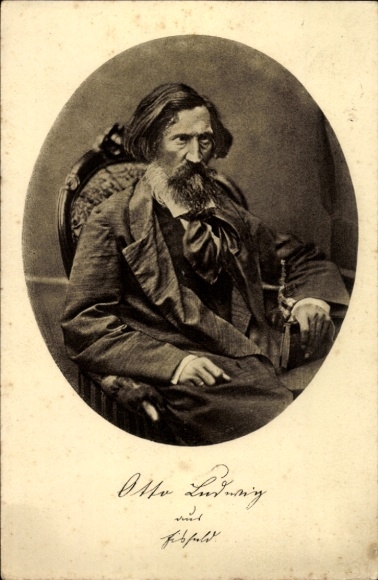 Postcard Eisfeld in Thuringia, Otto Ludwig