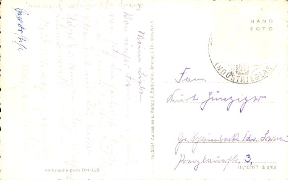Postcard Neustadt Gillersdorf Großbreitenbach in Thuringia, Hotel Hohe Tanne