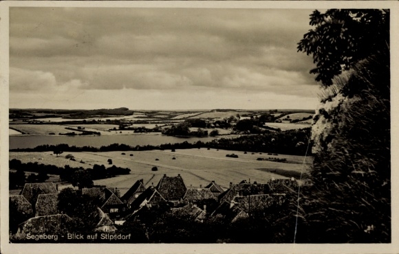 Postcard Bad Segeberg in Holstein, view of Stipsdorf