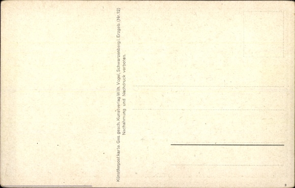 Artist Postcard Falk, G., Erzgebirge lacemaking studio, tiled stove