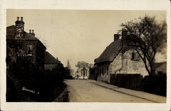 Photo Postcard Goxhill North East Lincolnshire England, street, houses
